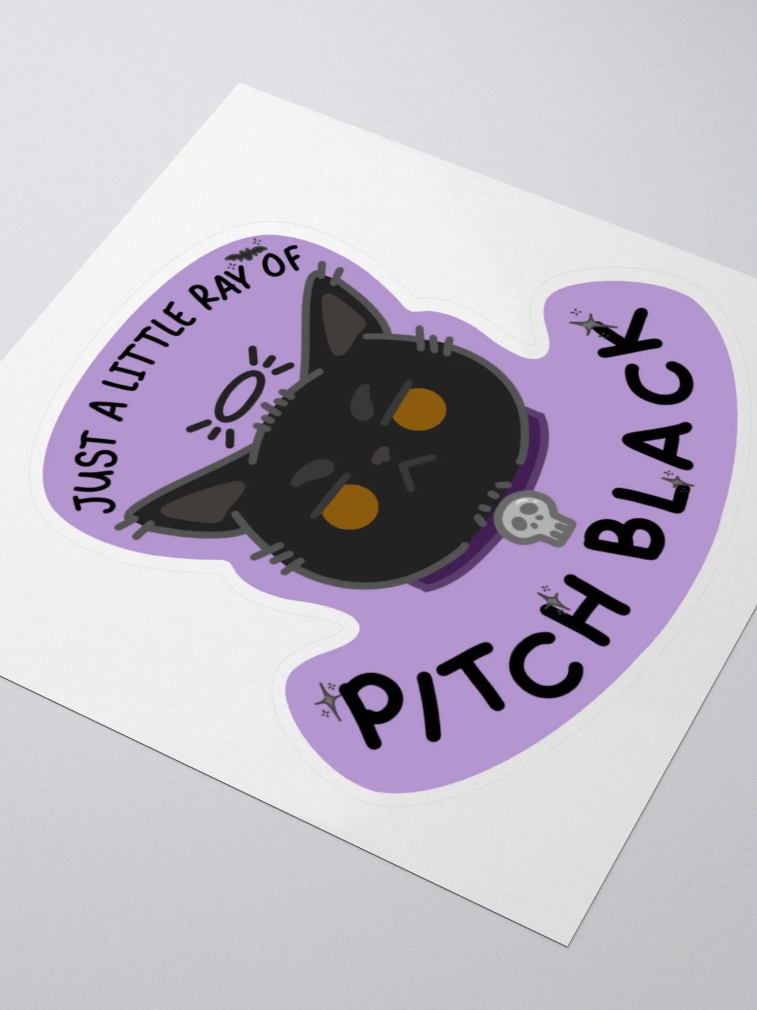 Just a Little Ray of Pitch Black Sticker product image (7)