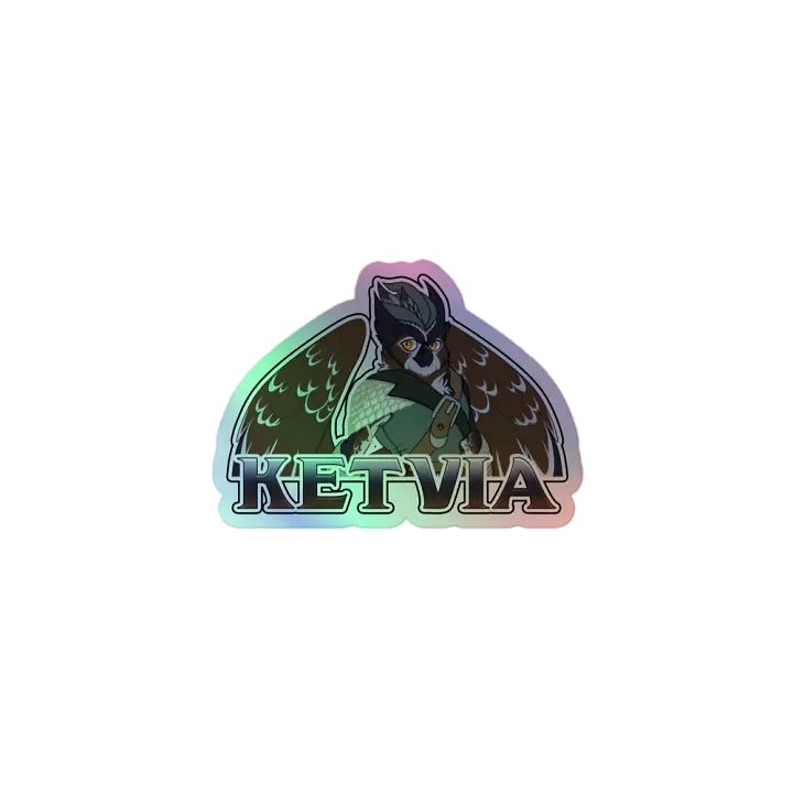 Ketvia - Holo sticker product image (1)