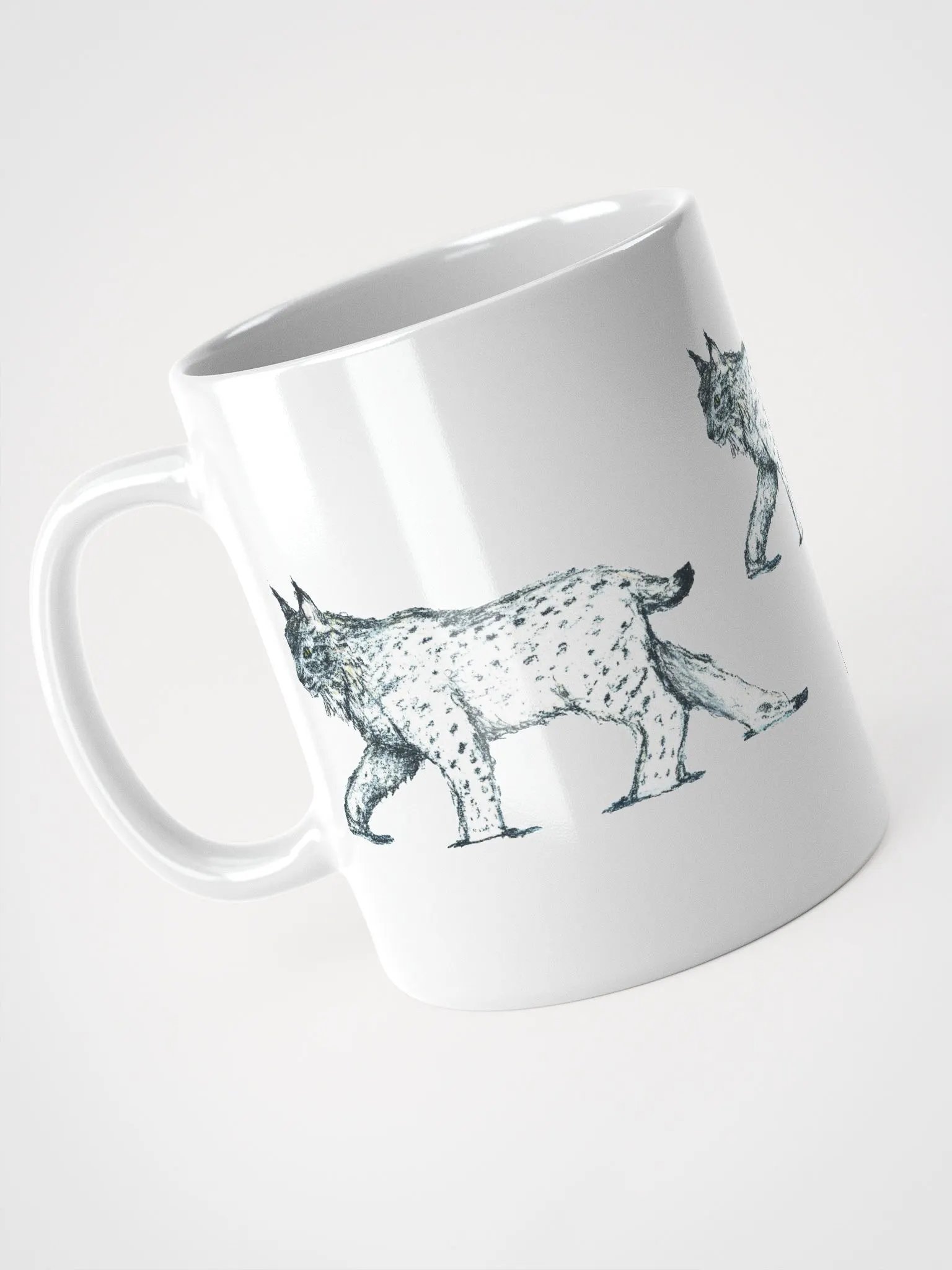 Lynx Mugs (White) product image (3)