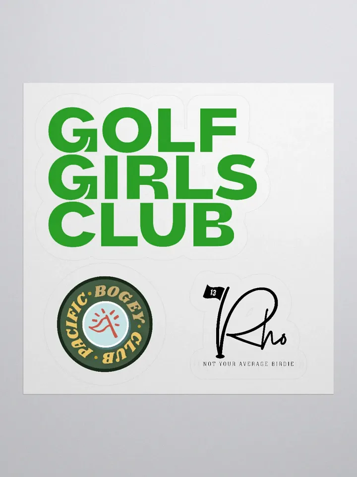 Golf Girls Club x Rho Vinyl Stickers product image (1)