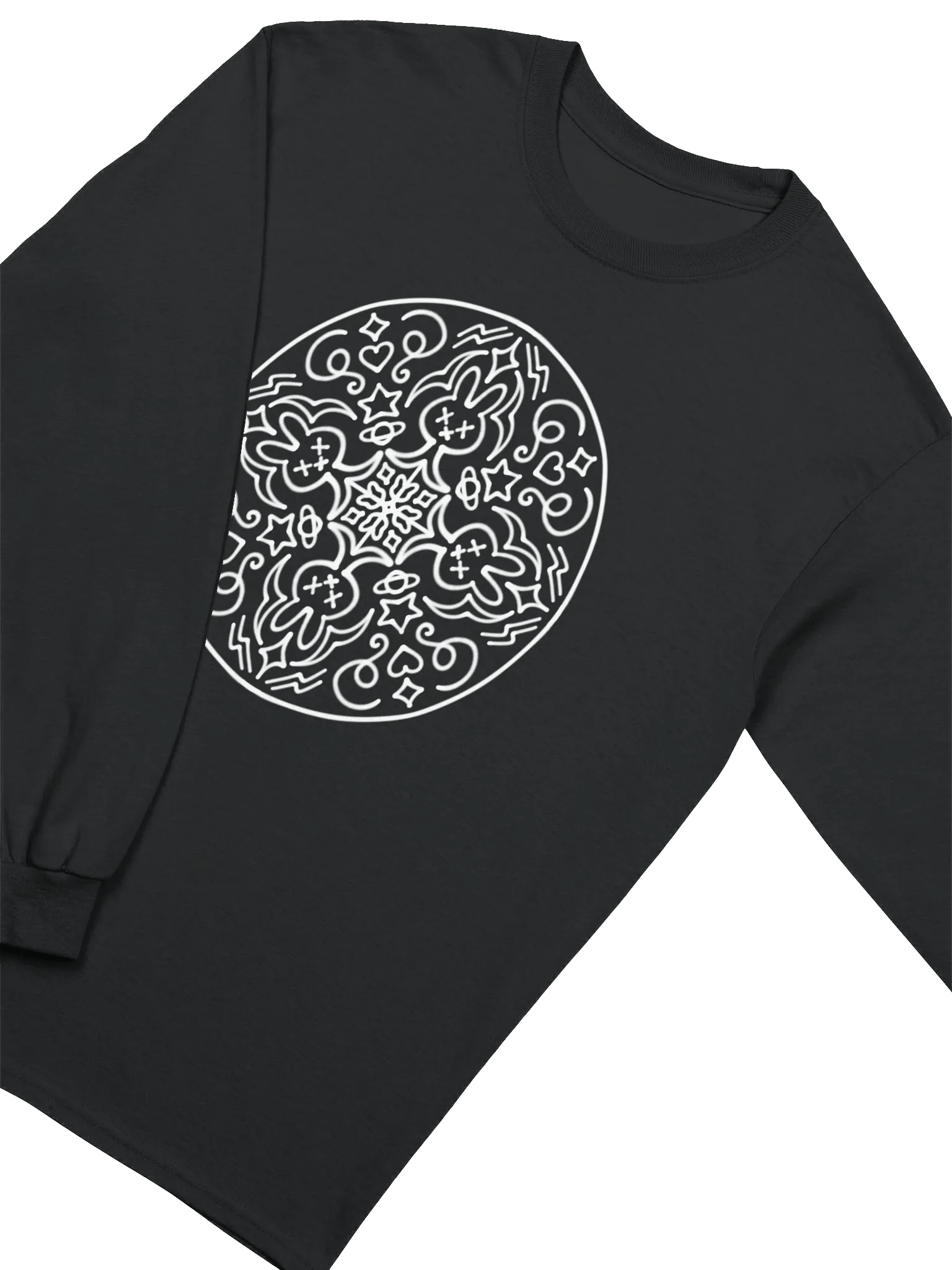 Summoning Circle Long Sleeved T-Shirt (White) product image (29)