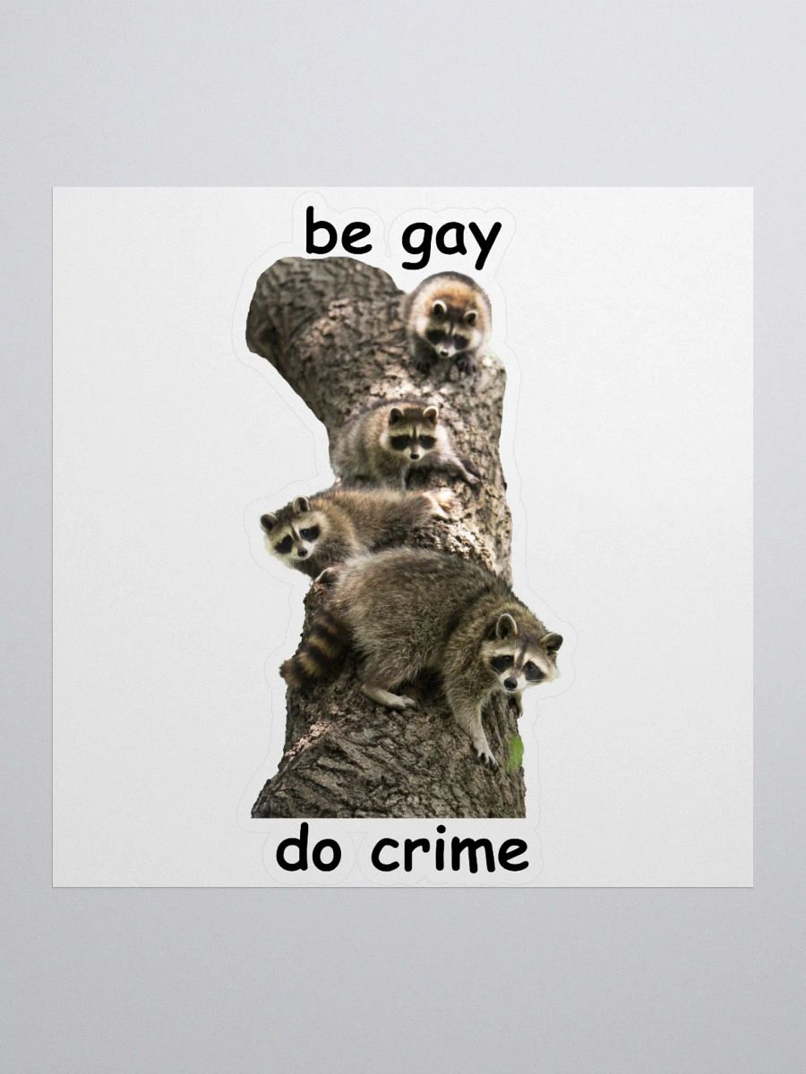 Be Gay Do Crime Sticker product image (1)