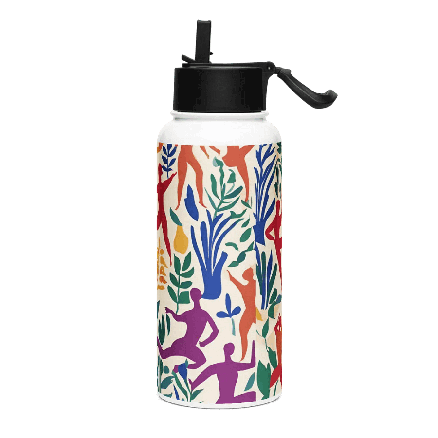 Matisse inspired stainless steel water bottle for arty moms gift on mothersday product image (3)