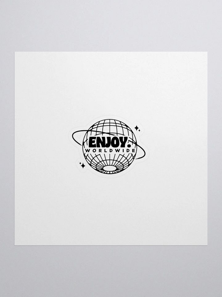 Enjoy Globe Sticker product image (1)