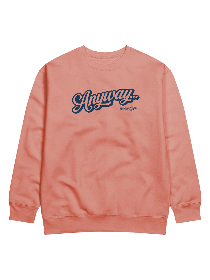 Anyway... Sweatshirt (Blue solid) product image (4)