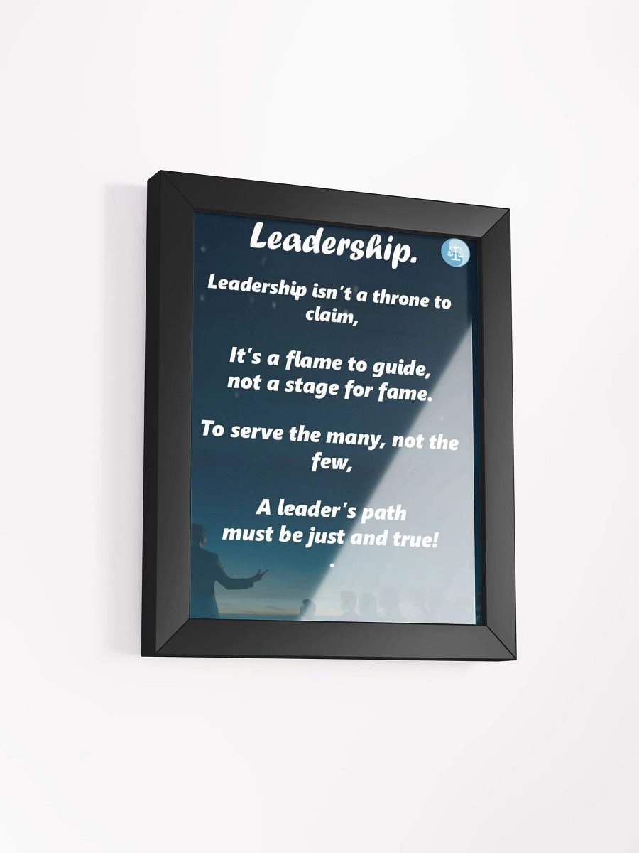 Flame of Leadership Framed Poster product image (5)