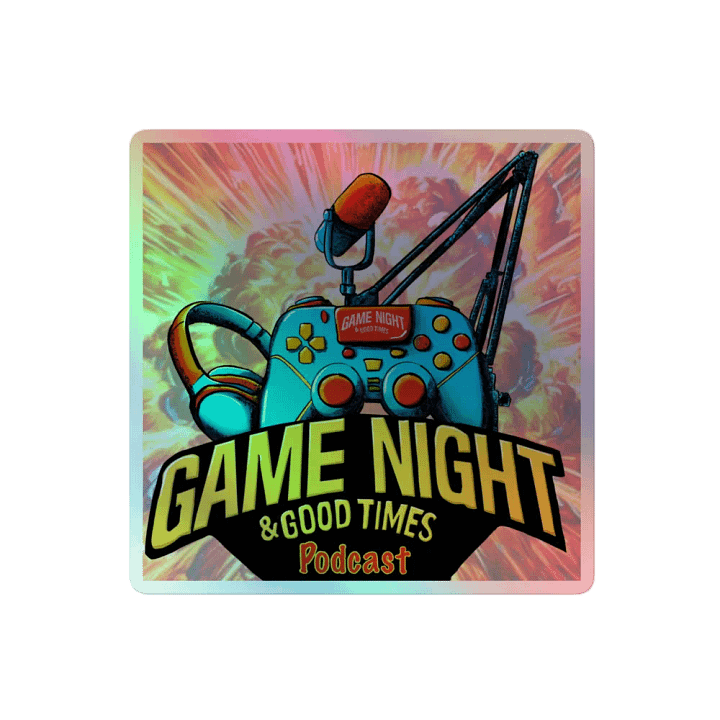 Game Night & Good Times Holographic Stickers product image (2)