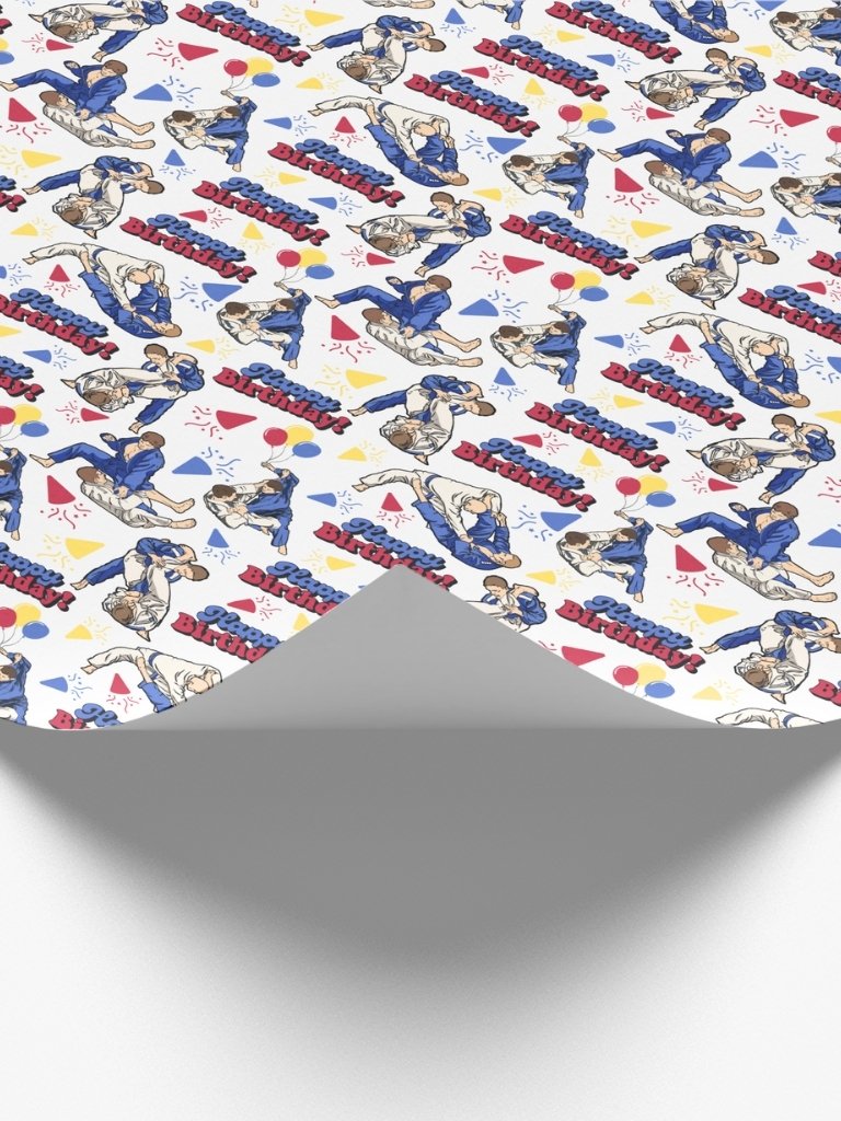 Jiu Jitsu Birthday Wrapping Paper product image (2)