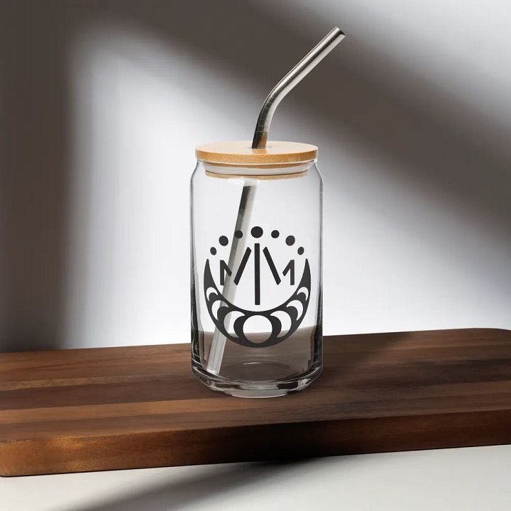 MM 𝖑𝖔𝖌𝖔 glass tumbler product image (1)