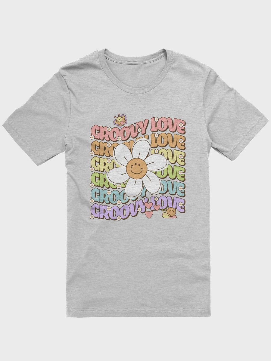Groovy daisy smile T shirt, groovy lover floral Tee product image (1)
