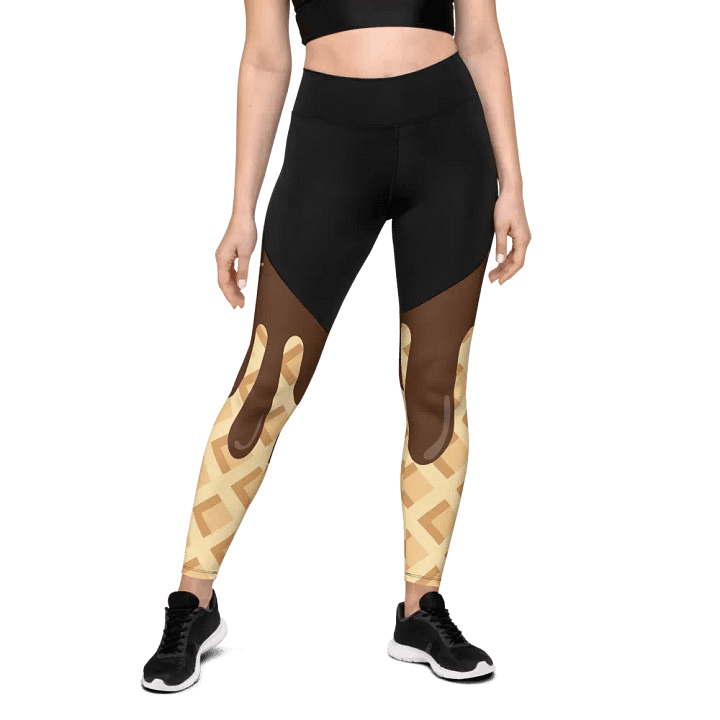 Choco Sprinkle Delight Sports Leggings product image (2)