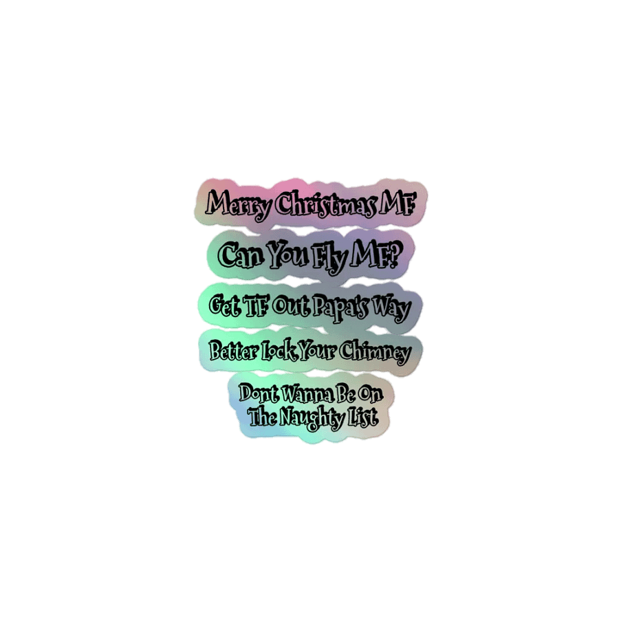 Festive Holographic Sticker Collection product image (1)