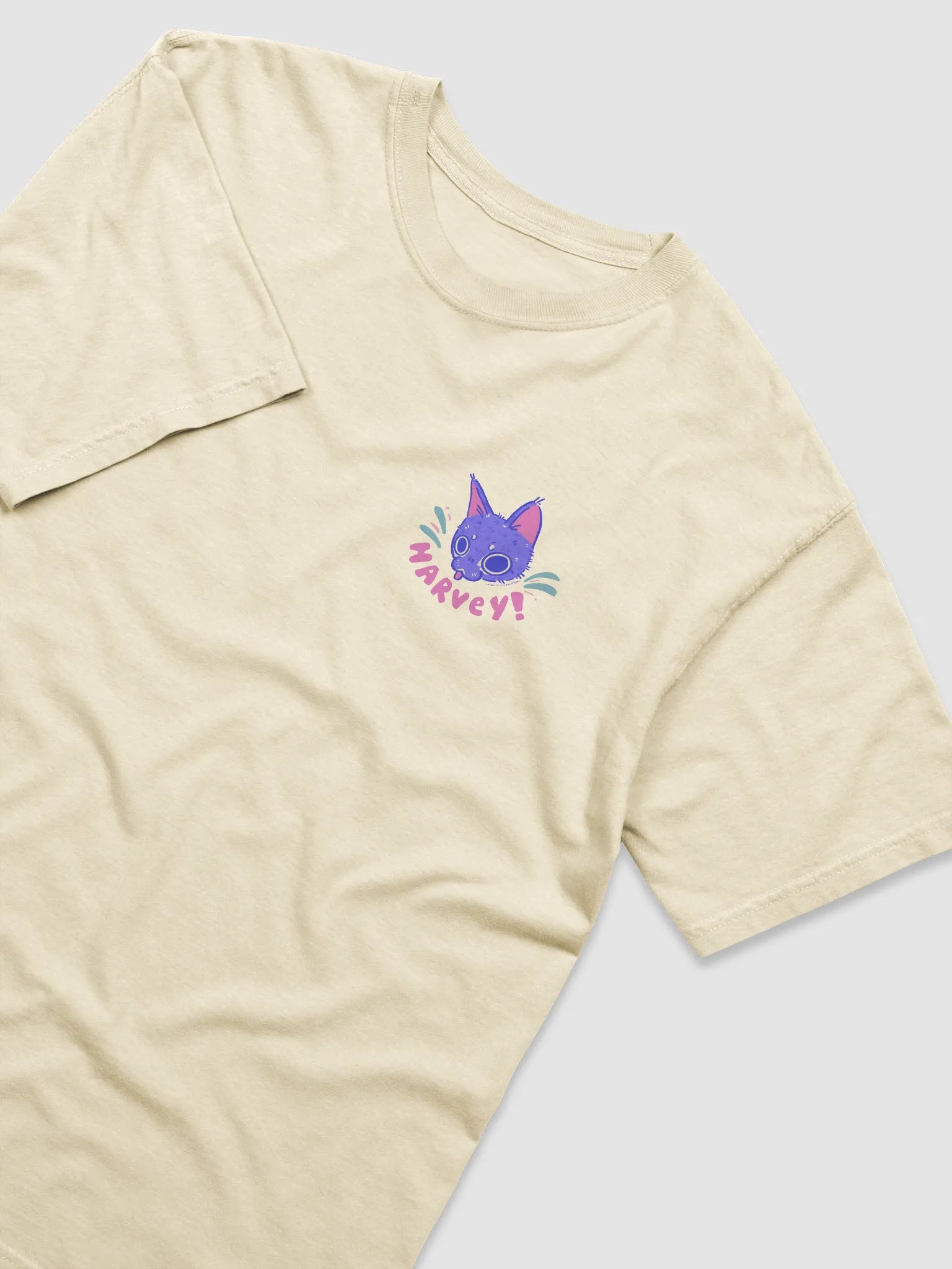 Harvey's Got Your Back Tee – Kit’s Cats x Smudge Pudge product image (4)