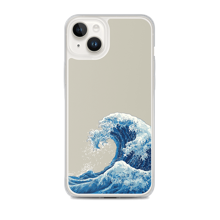 Wave iPhone Clear Case product image (1)