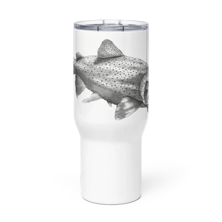 Trout Drawing Travel Cup product image (2)