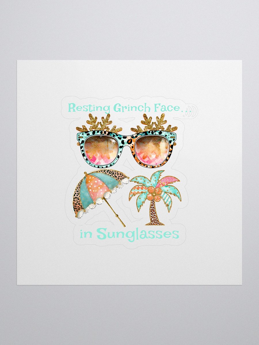 Resting Beach Face Sticker Set product image (3)