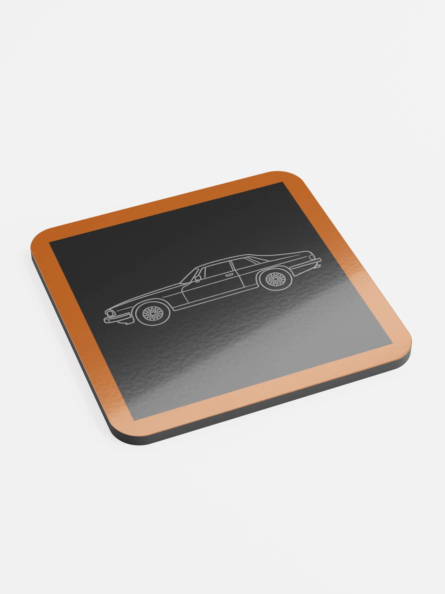 Too Old Classics Jaguar XJ-S Cork Coaster 4-Piece Set product image (2)