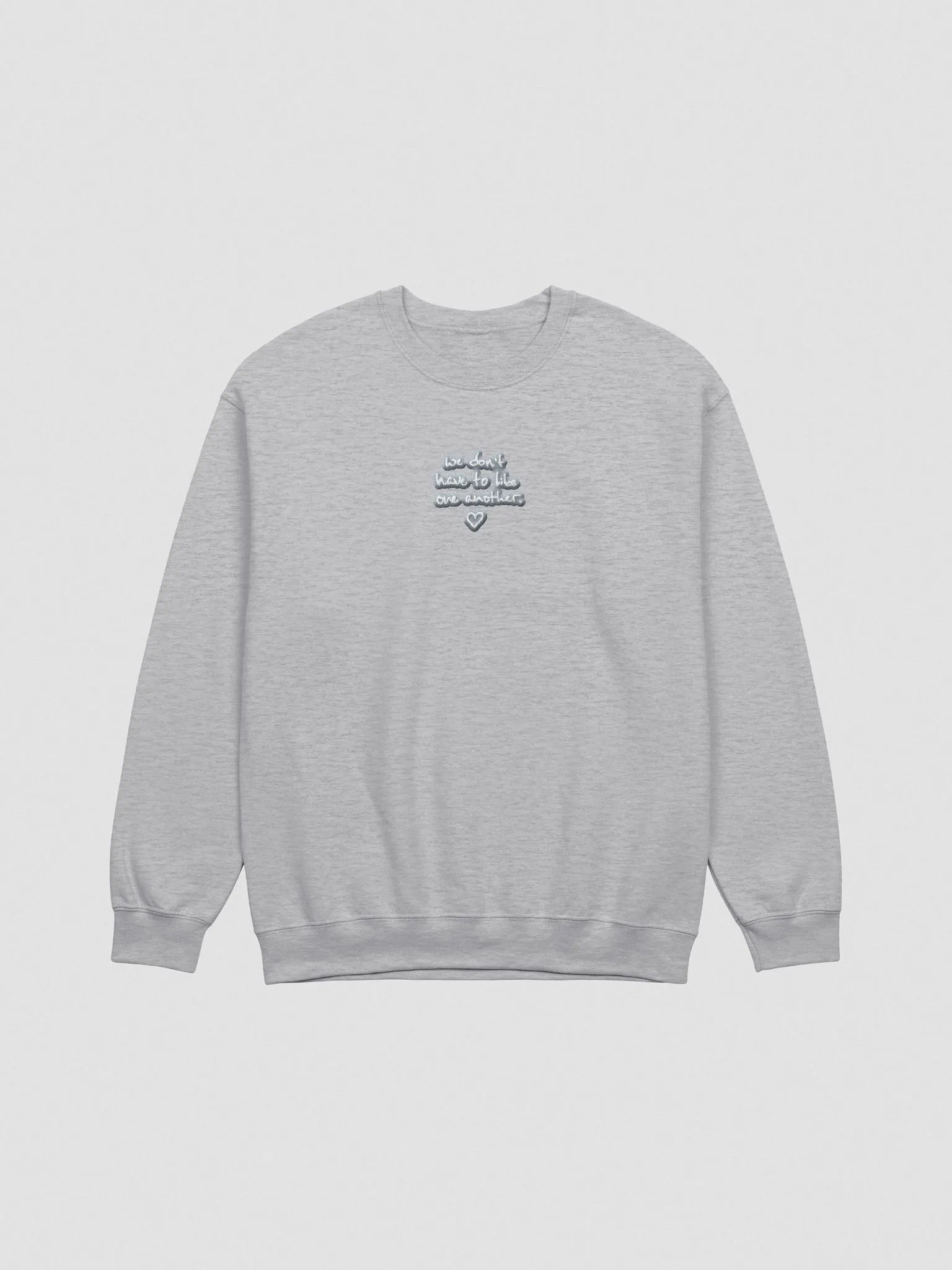 ONE ANOTHER (grey bubble design 2) embroidered crewneck product image (2)