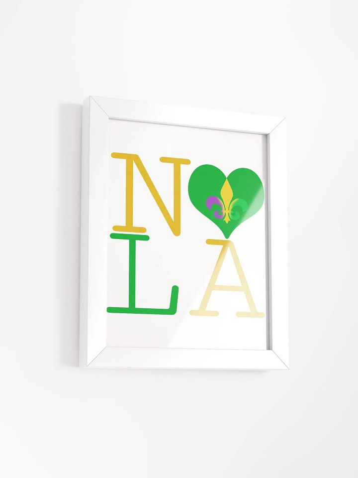 I LOVE NOLA **BIGSHOT POSTER** (MARDI GRAS 2) product image (2)