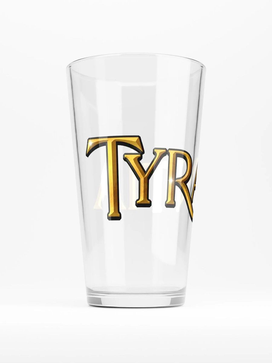 Tyrantia Schriftzug Pint Glas product image (2)