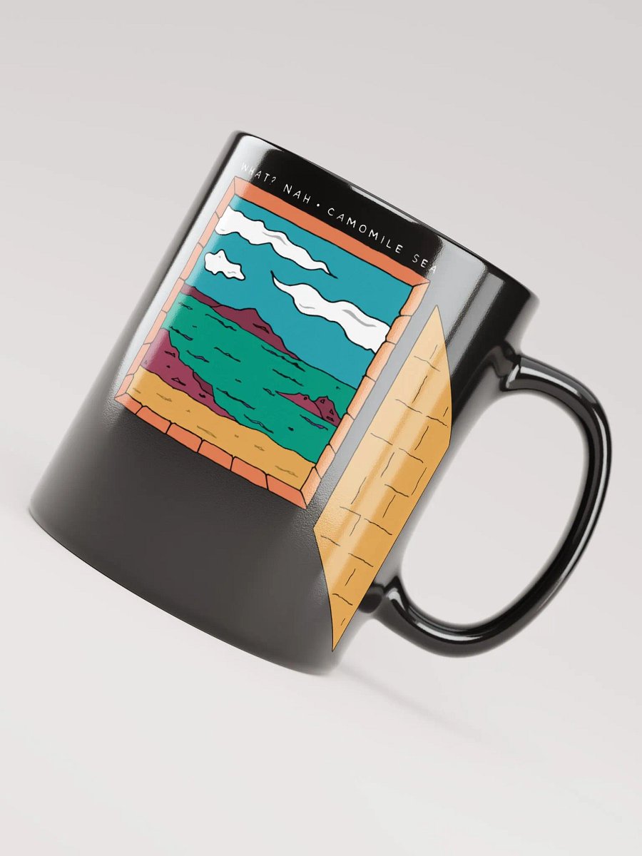 Camomile Sea Mug - Black product image (3)
