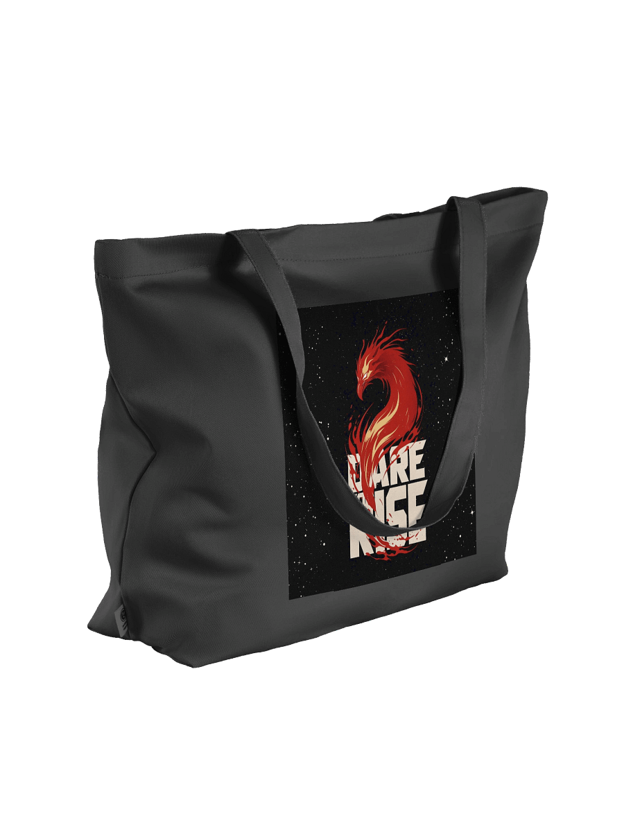 Dare To Rise - Motivational - Organic Cotton Tote Bag (Wide) product image (4)