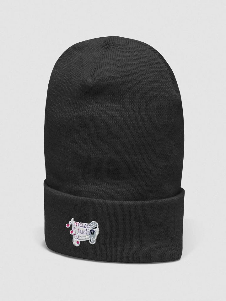 Pixelated Dreams Embroidered Beanie product image (2)