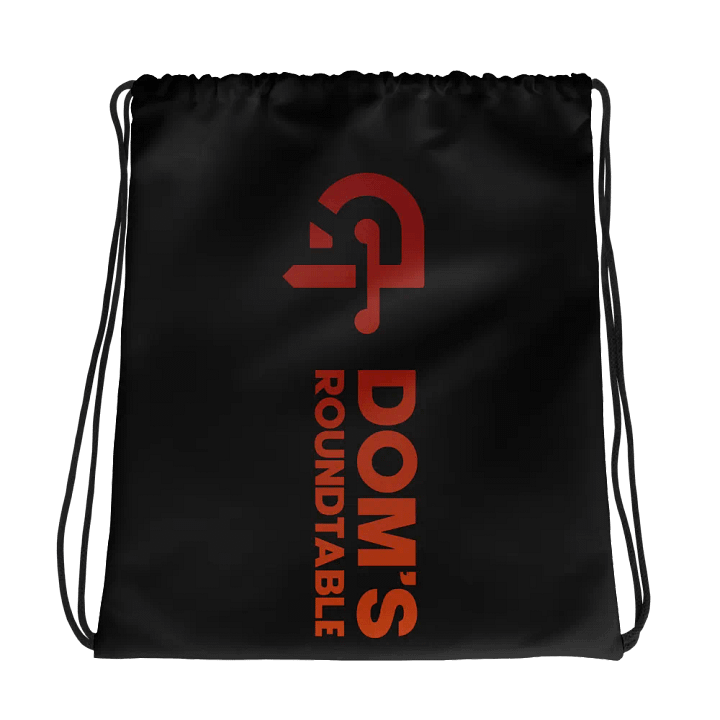 Dom's Roundtable Drawstring Bag. product image (1)