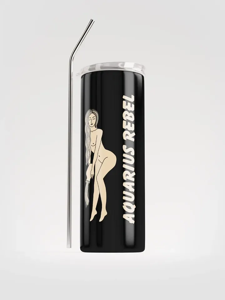 Aquarius Rebel Stainless Steel Tumbler: Embrace the Cosmic Vibe! ♒✨ product image (1)