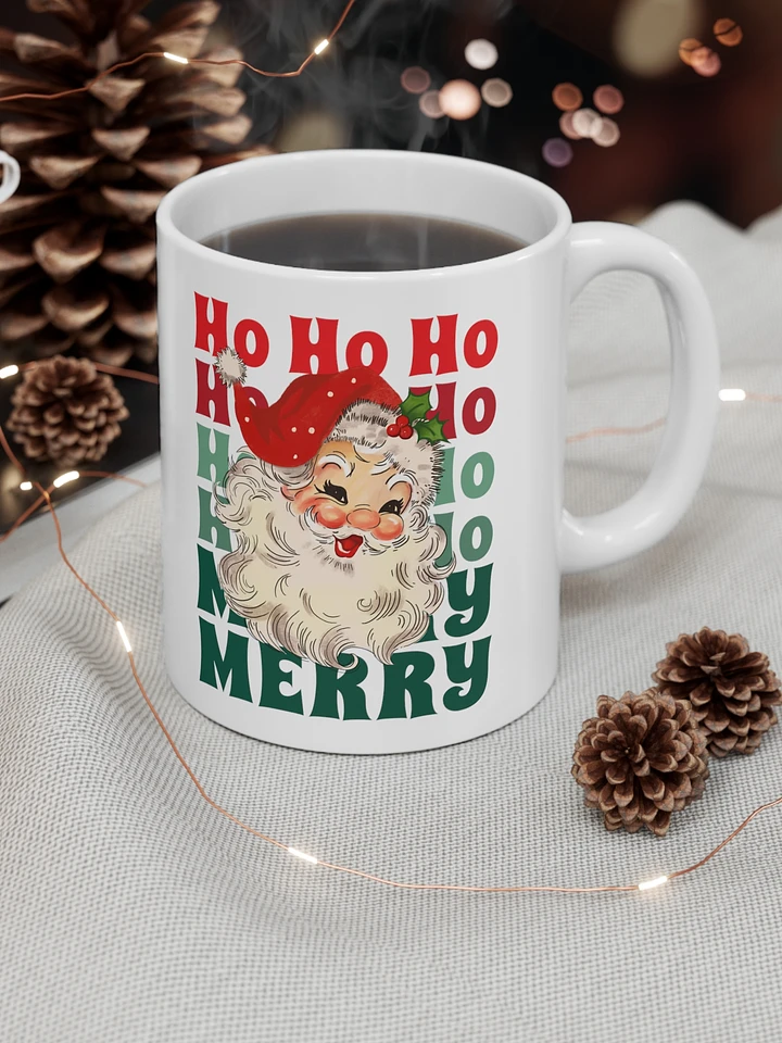 Ho Ho Ho Merry Merry Retro Santa product image (1)
