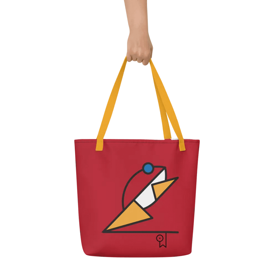 Bau Frog Icon / MO Tote Bag / Red product image (7)