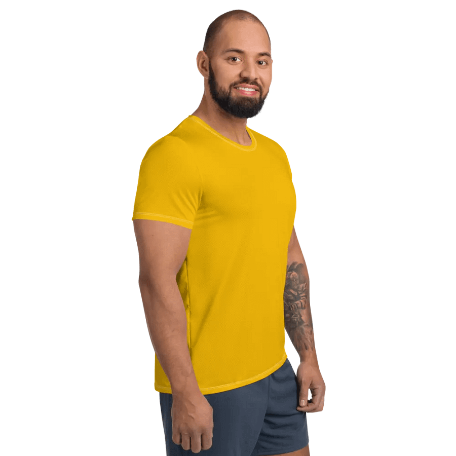 Plain Color Amber Athletic T-Shirt product image (4)