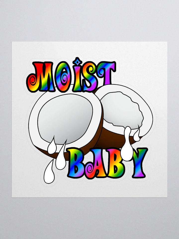 Moist Coconuts Sticker product image (3)