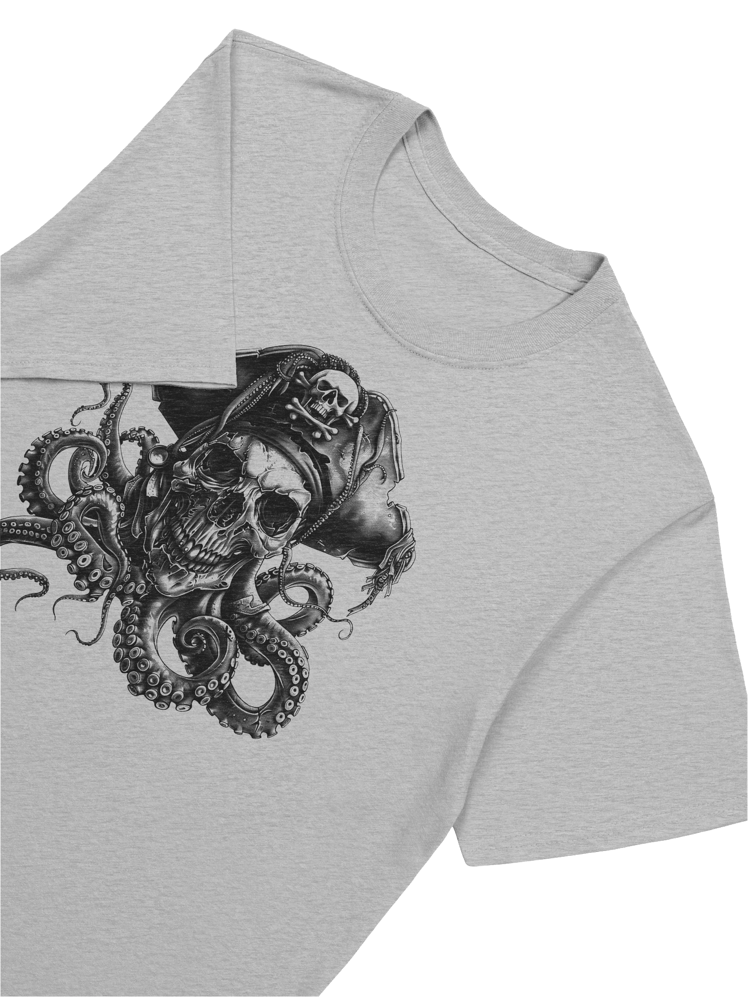 Pirate Skull & Octopus Tentacles T-Shirt product image (7)