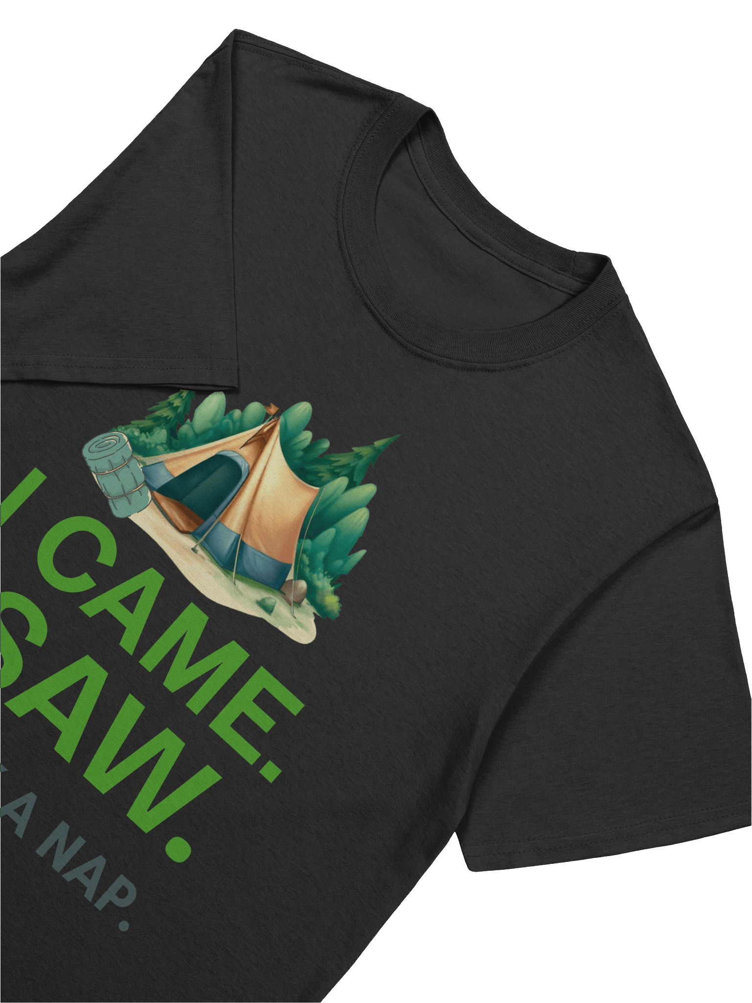 I CAME. I SAW. I TOOK A NAP.” – LAZY CAMPER & CHILL HIKER TEE product image (7)