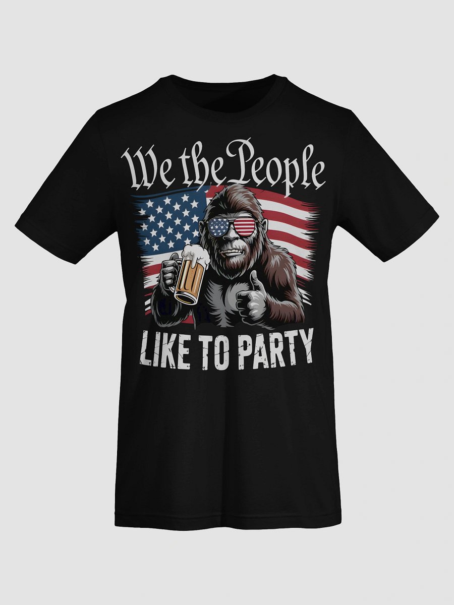 Patriotic Party Bigfoot T-Shirt product image (21)