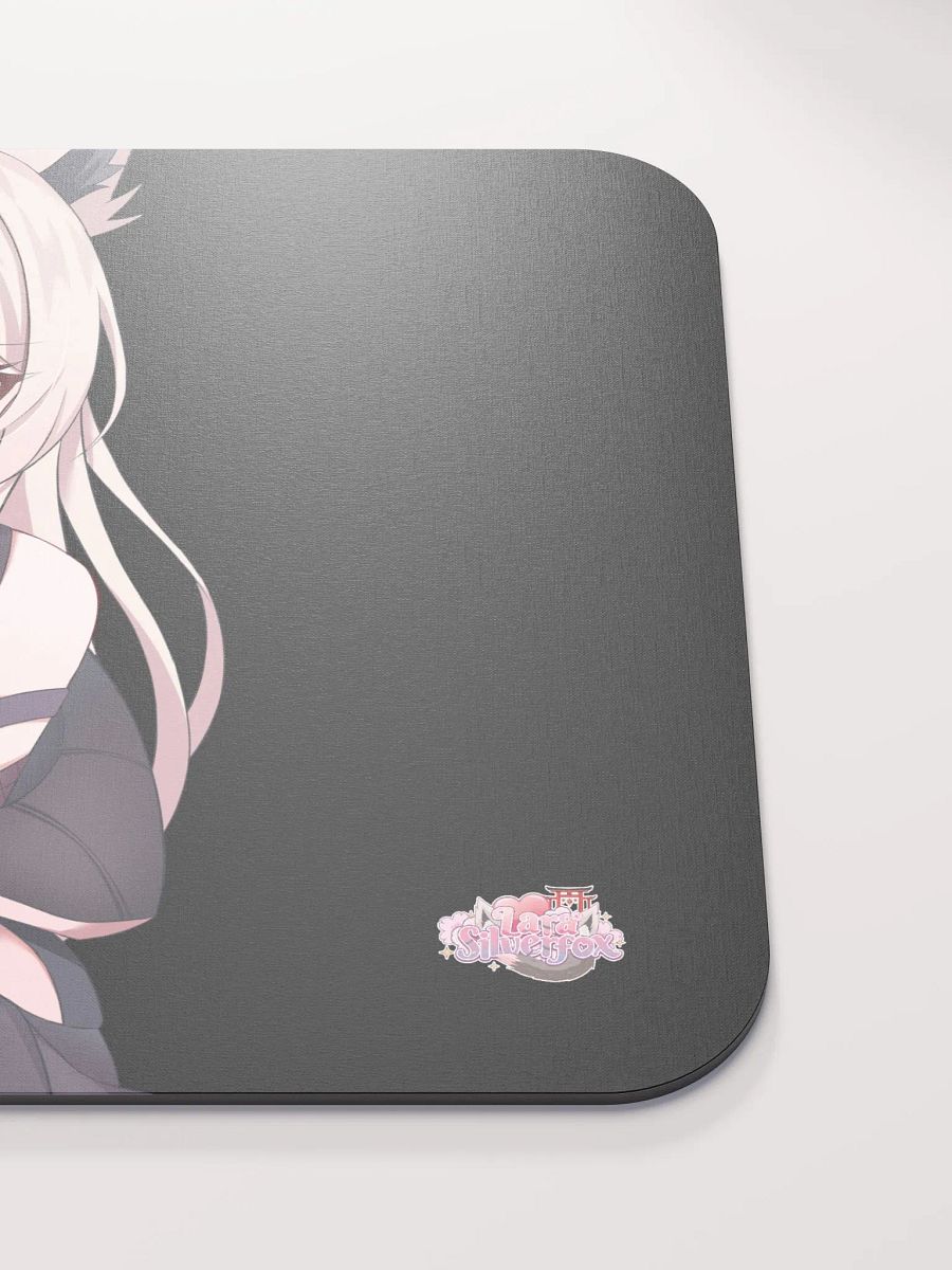 Lara Silverfox Vtuber Looks At You and is Shy Mouse Pad product image (5)