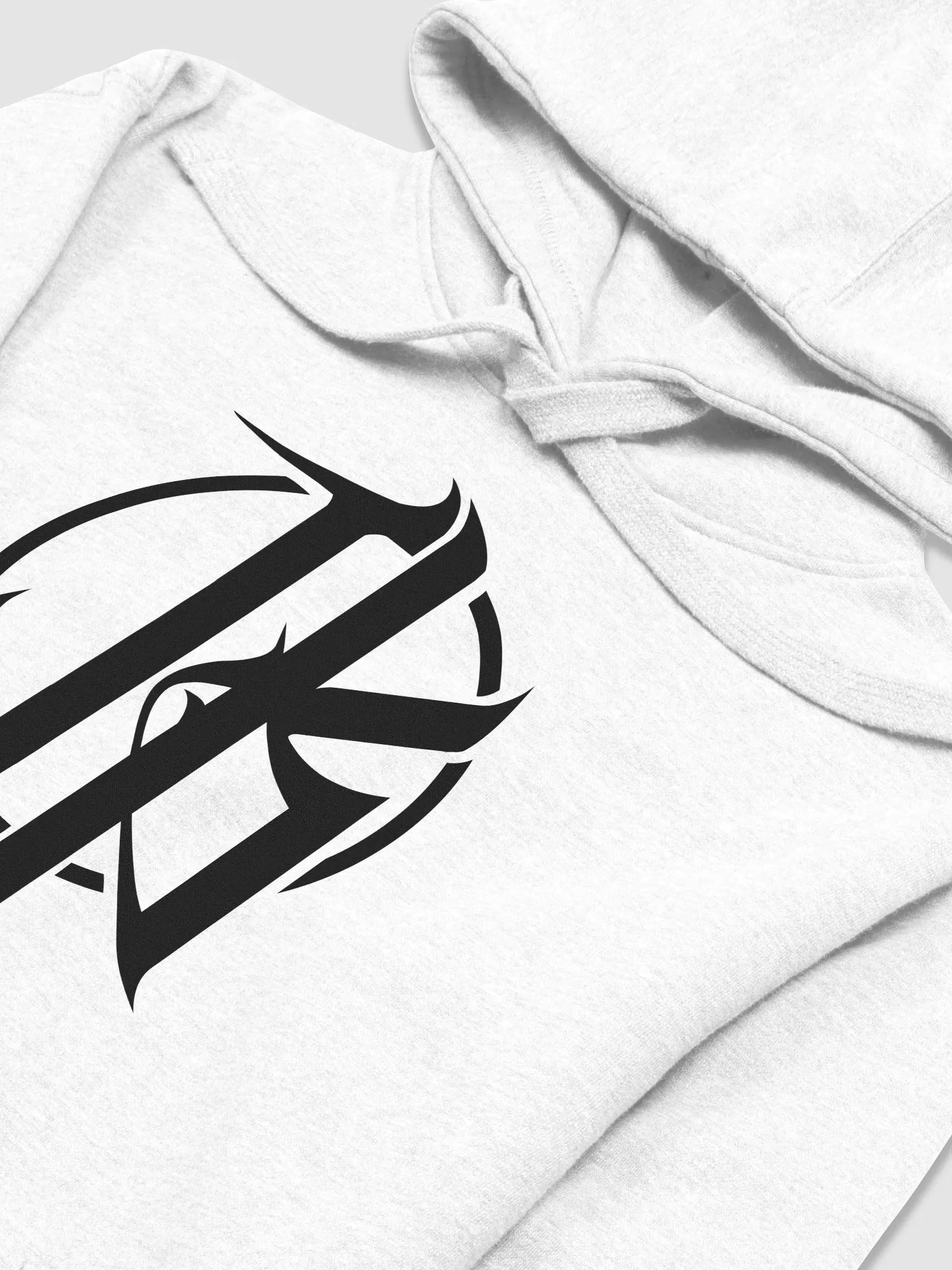 JK Logo Hoodie (Black on White) product image (3)