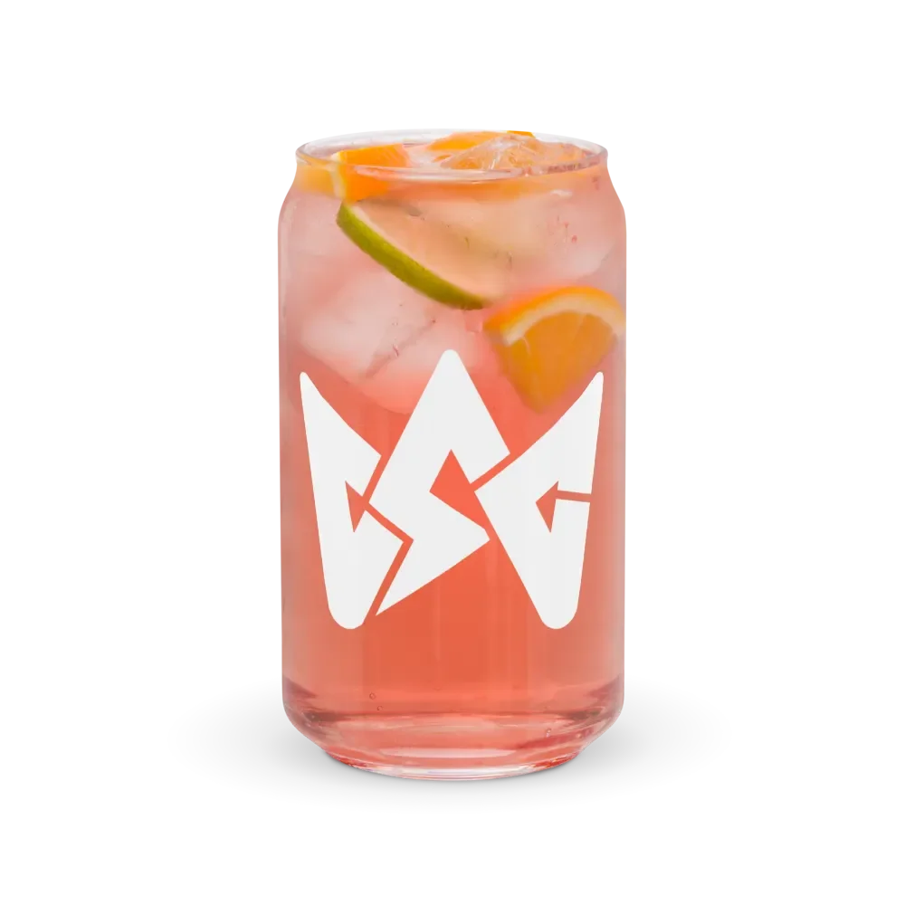 CSG Can Glass 16oz - White Logo product image (7)
