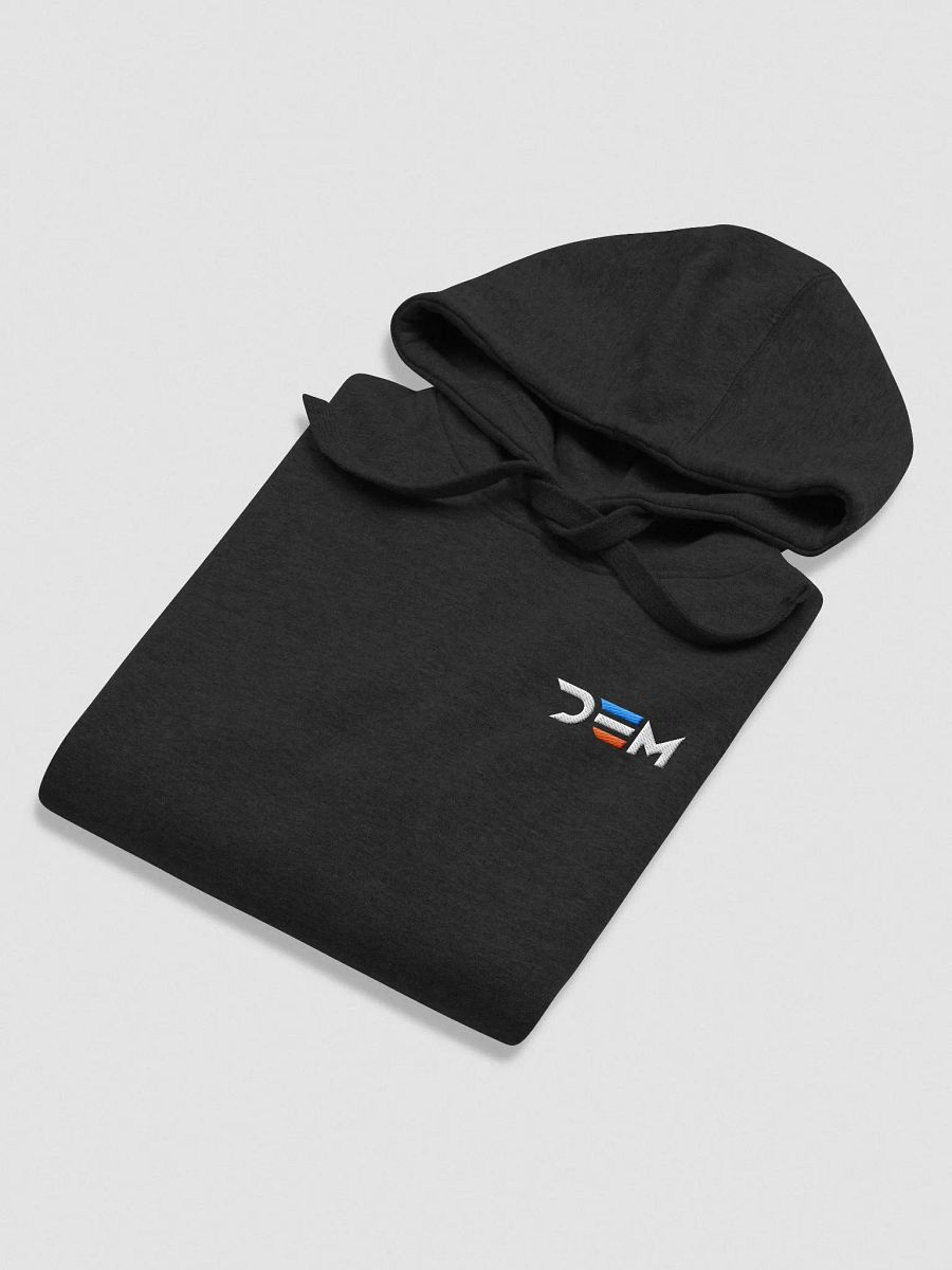 Dem Black Hoodie (Embroidered) product image (3)
