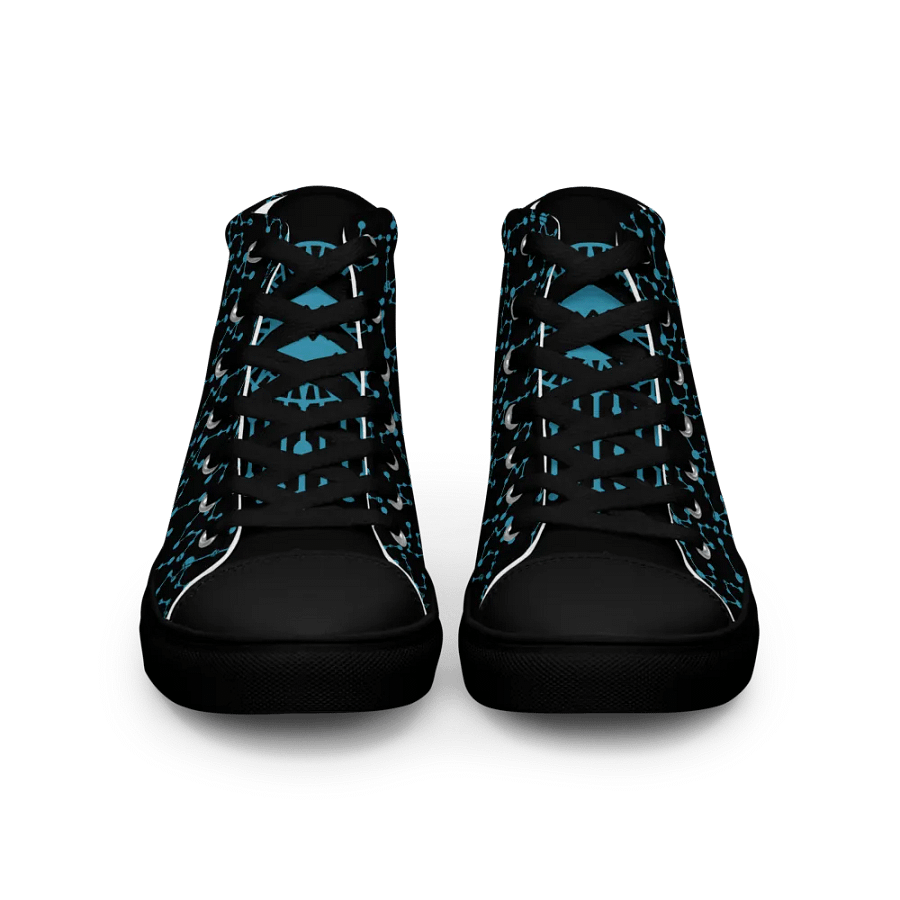 Blue Aquarius Dream Women's High Tops product image (3)