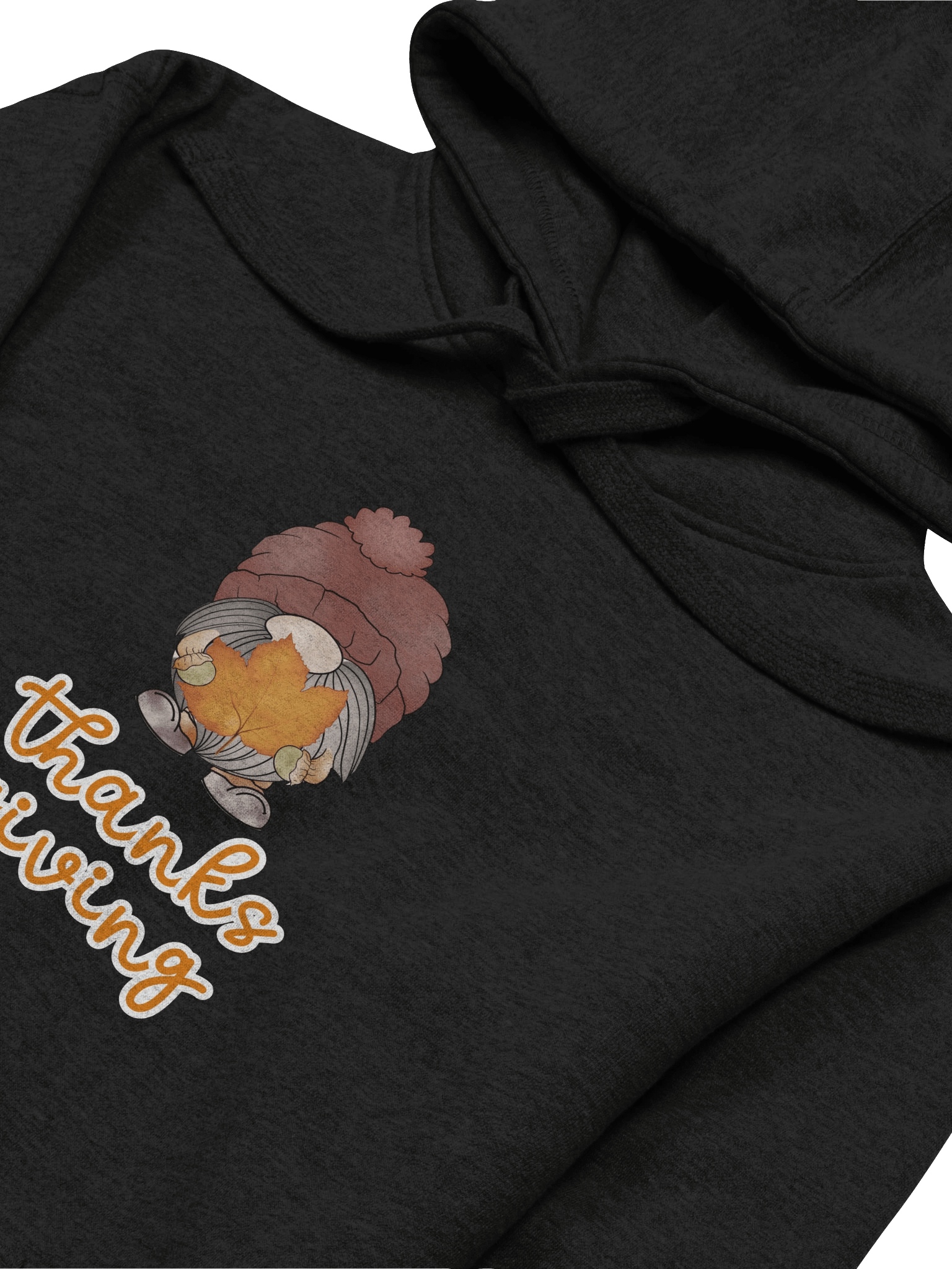Thanksgiving Gnome Hoodie – Cozy Autumn Leaf Design product image (29)