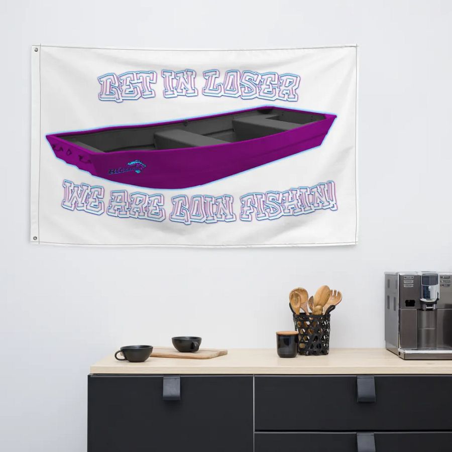RicerMeanGirls white letter Flag product image (6)
