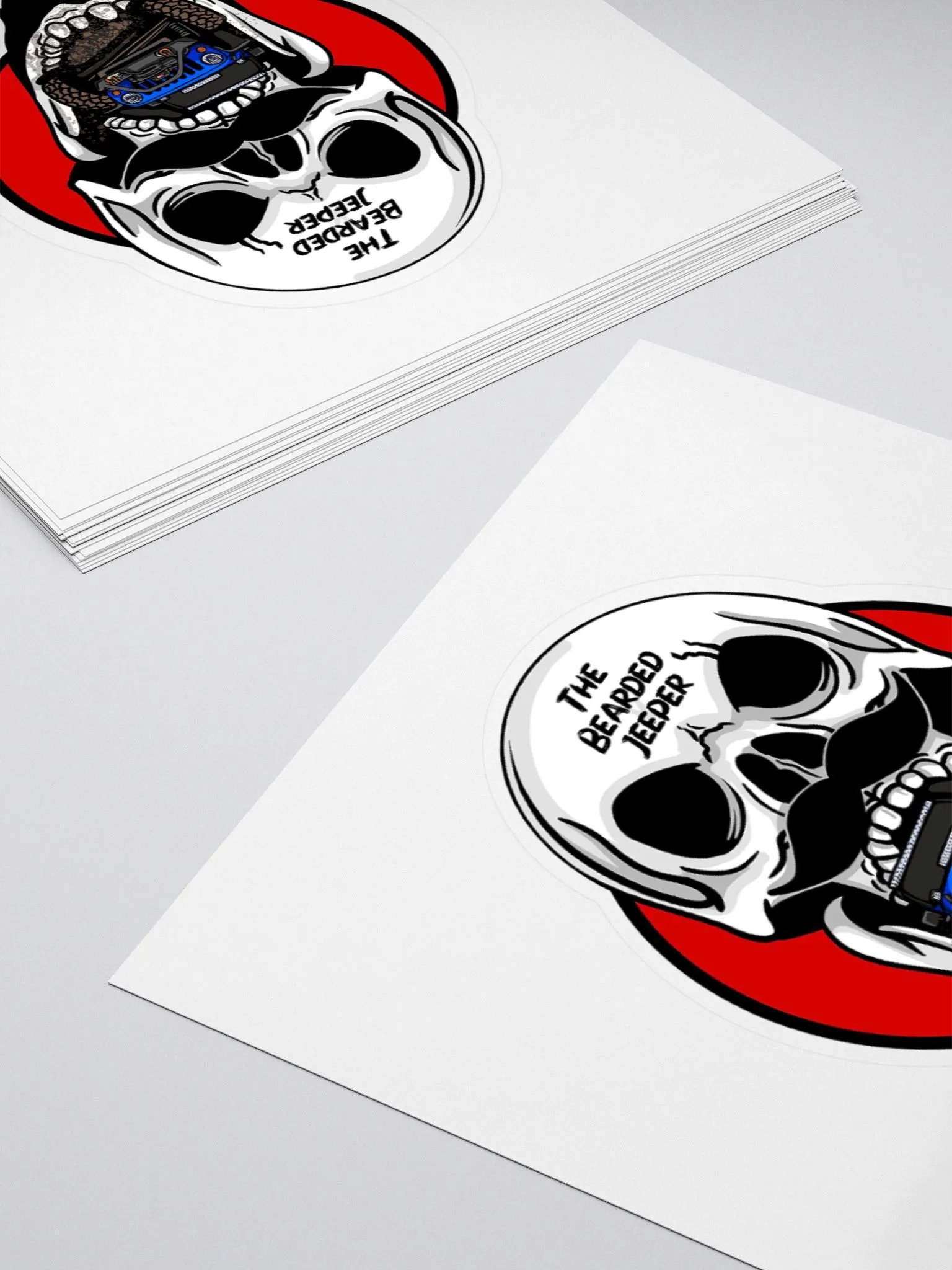 Off-Road Skull Kiss-Cut Stickers product image (14)