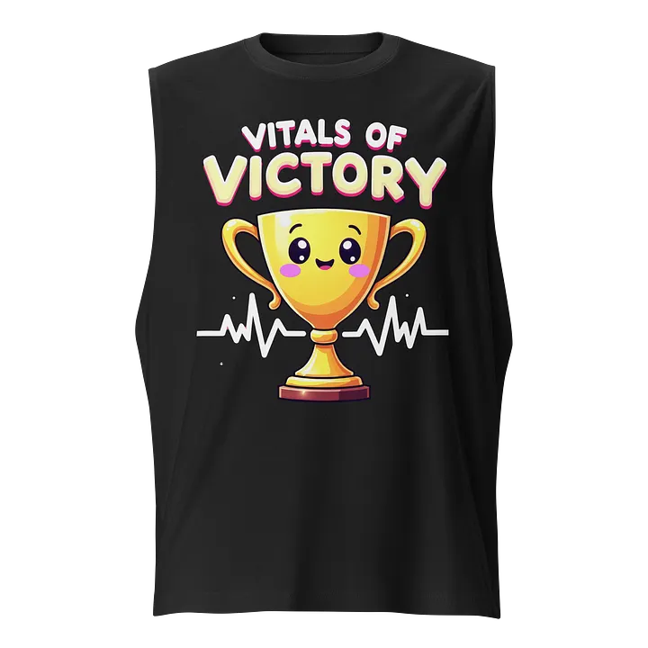 heartbeat trophy, Kawaii Vital Victory Trophy Muscle Tank product image (1)