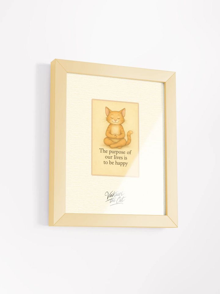 Vaikauri Cat Meditative Artprint product image (3)
