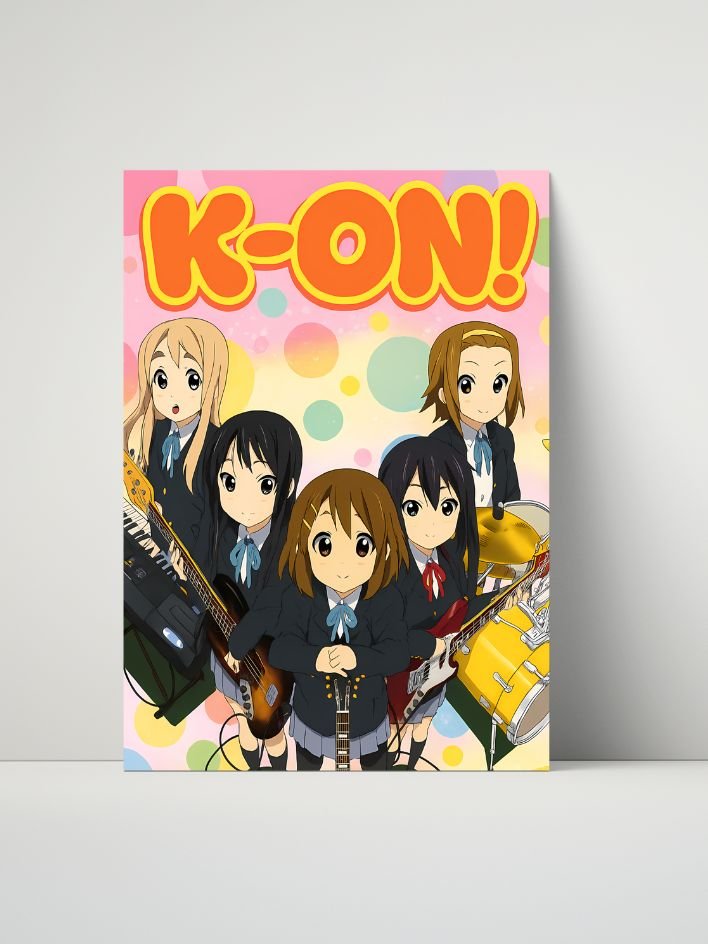 K-ON! – Light Music Club Harmony Edition – 8x10 Metal Print product image (1)