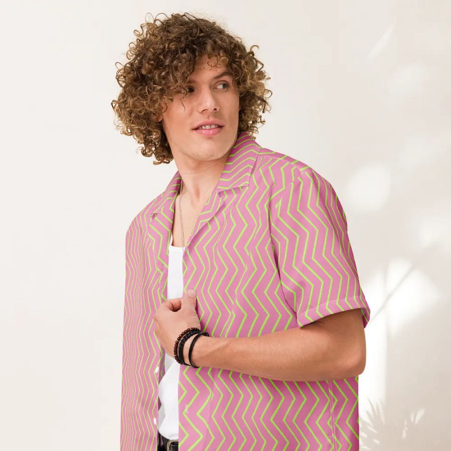 Zigzag Zest Hawaiian Shirt product image (7)