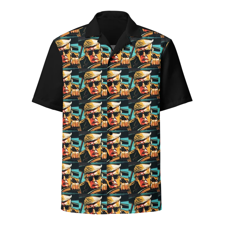 Trump 2024 Comic Cool Hawaiian Shirt product image (1)