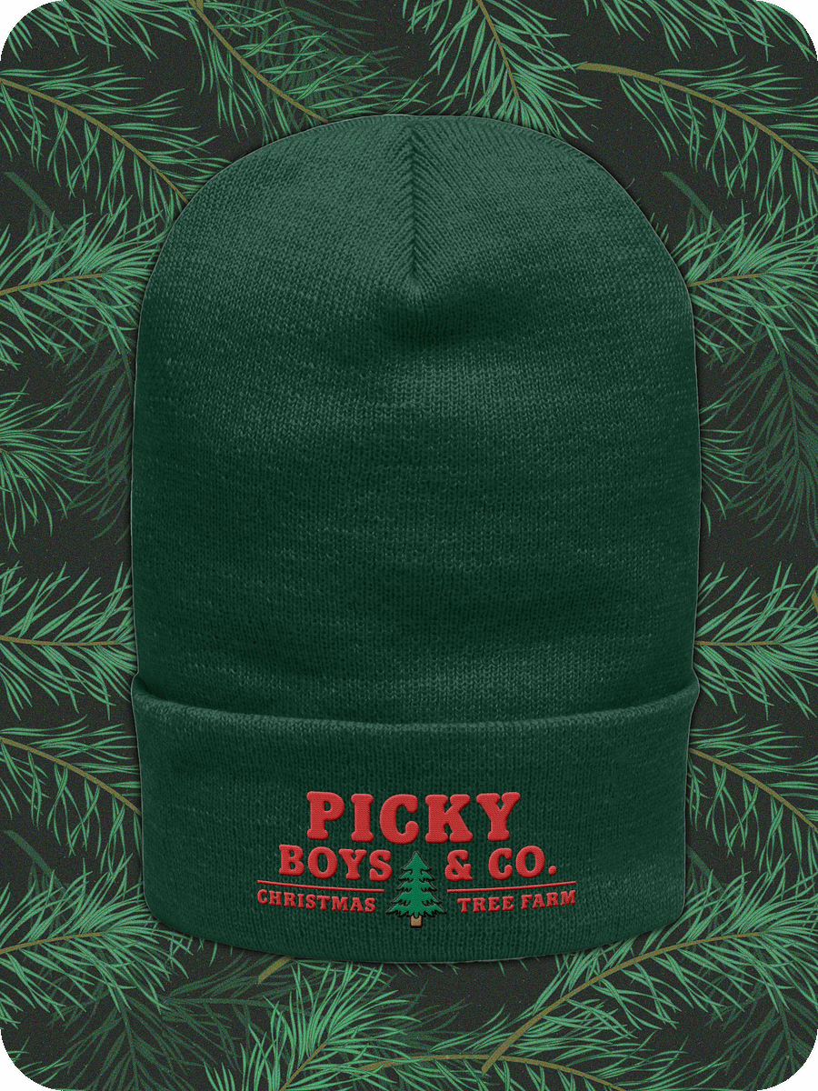 Tree Farm Embroidered Beanie (5 Colors) product image (1)